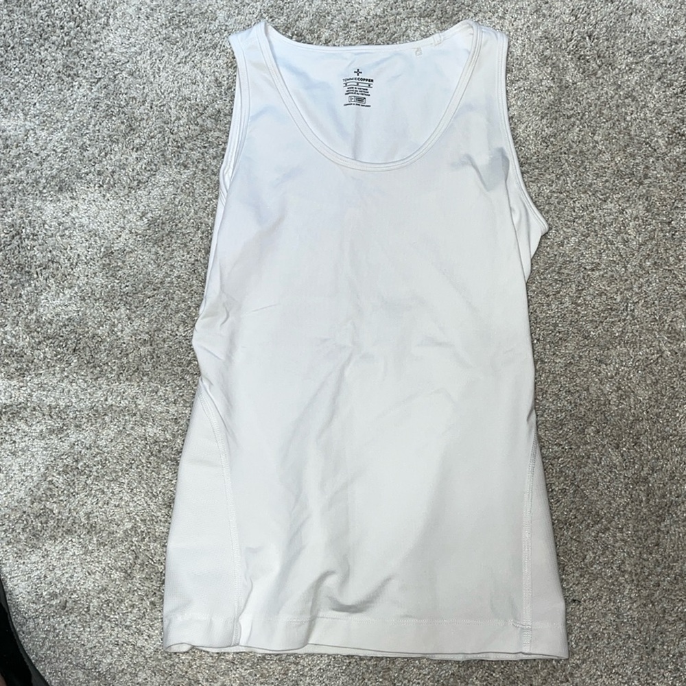 TommieCopper medium posture correcting white tank top